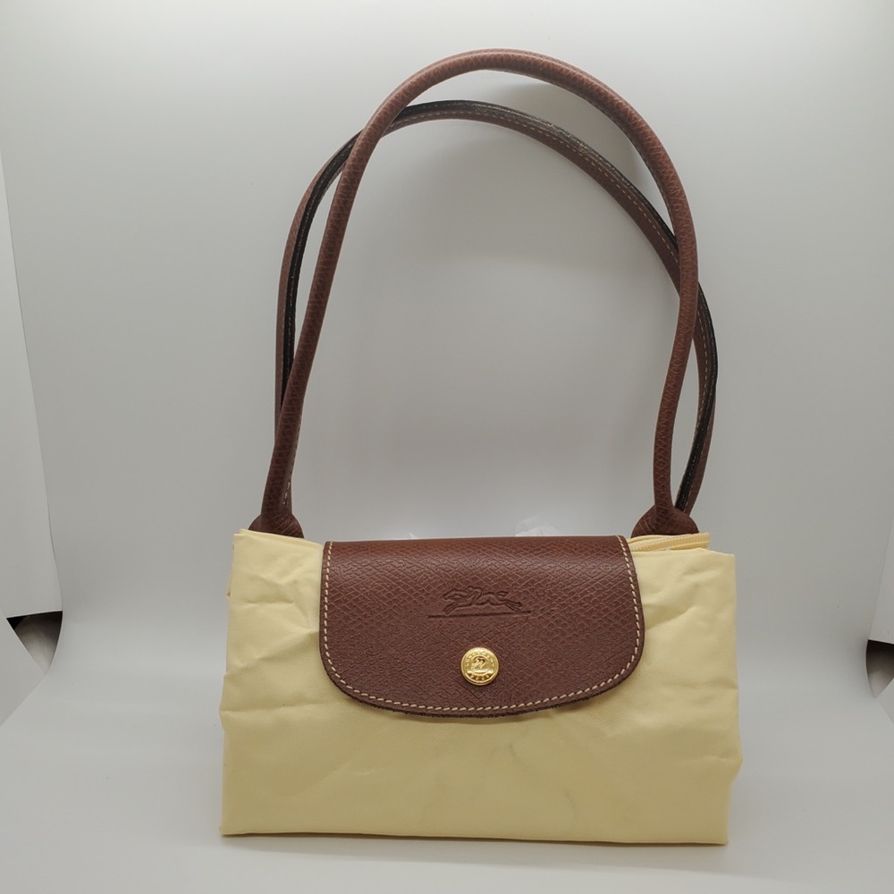 Small Longchamp Tote - Light Yellow